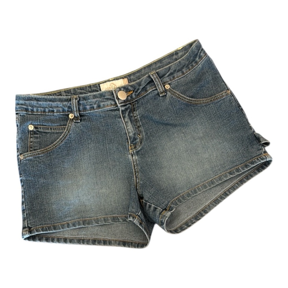 Vintage 1990's 2000's Jordache Carpenter Loop Denim Shortie Shorts Size 13/14